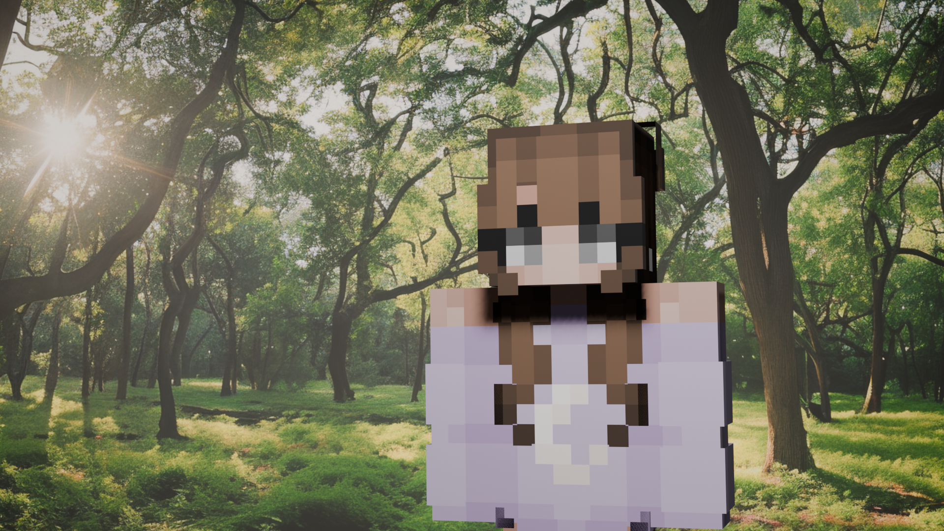 First render of Minecraft Skin